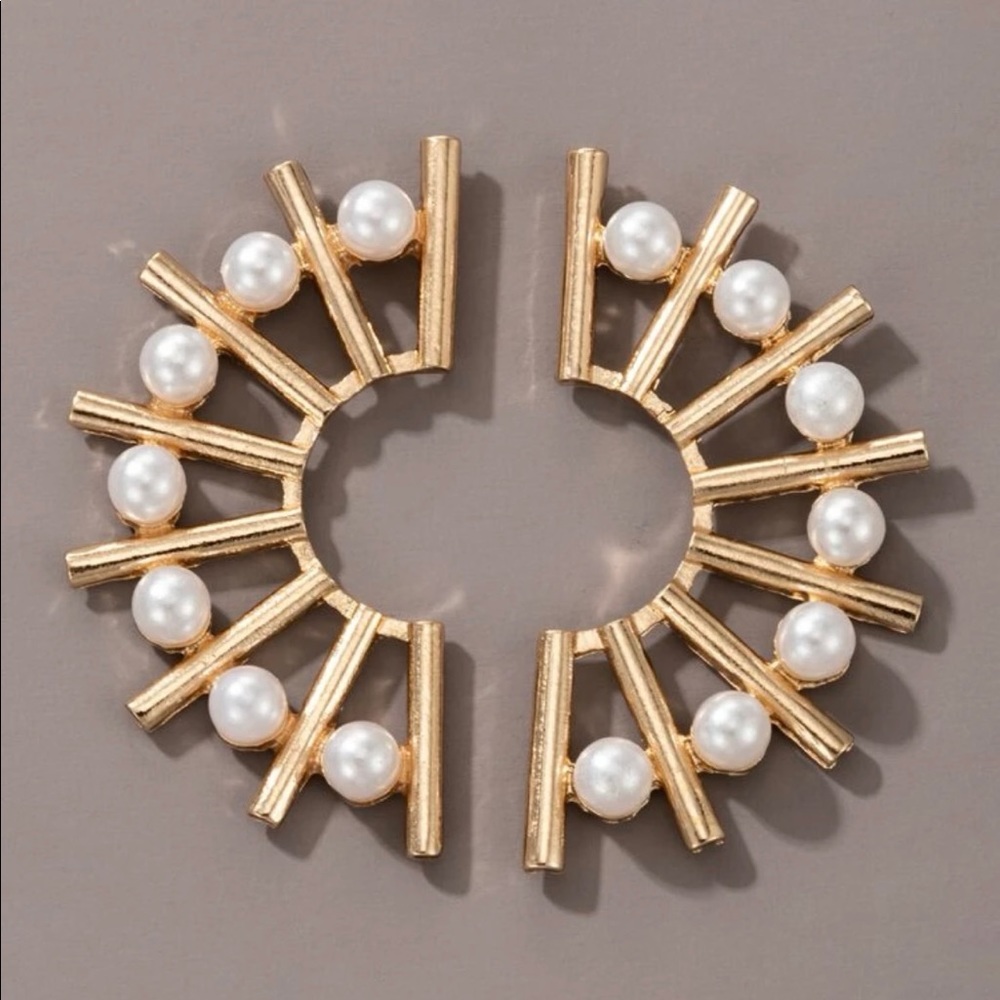 Faux Pearl beautiful earrings!